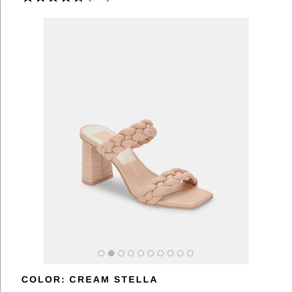 Dolce Vita PAILY HEELS IN CREAM STELLA